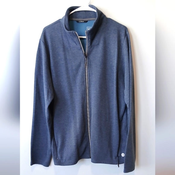 L.L. Bean men's Large blue slightly fitted  jacket - Picture 1 of 7